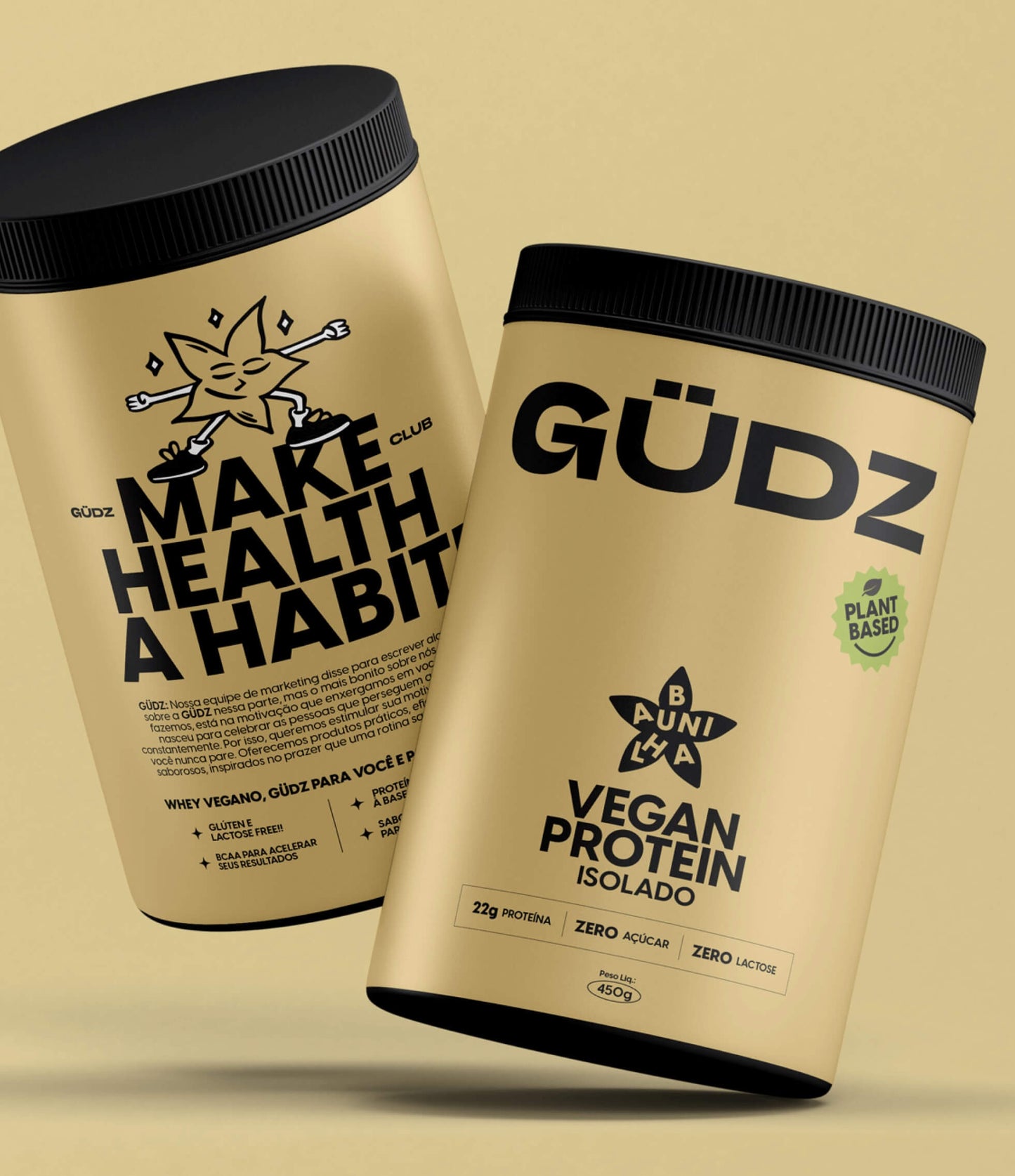 Proteína Vegana 450G Baunilha