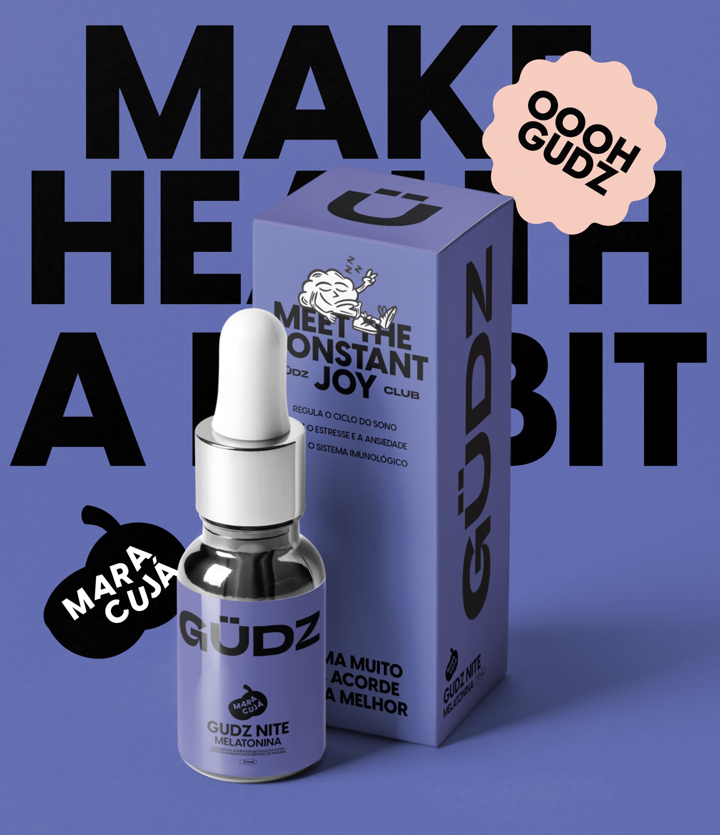 GudzNite Melatonina 30ml - Maracujá
