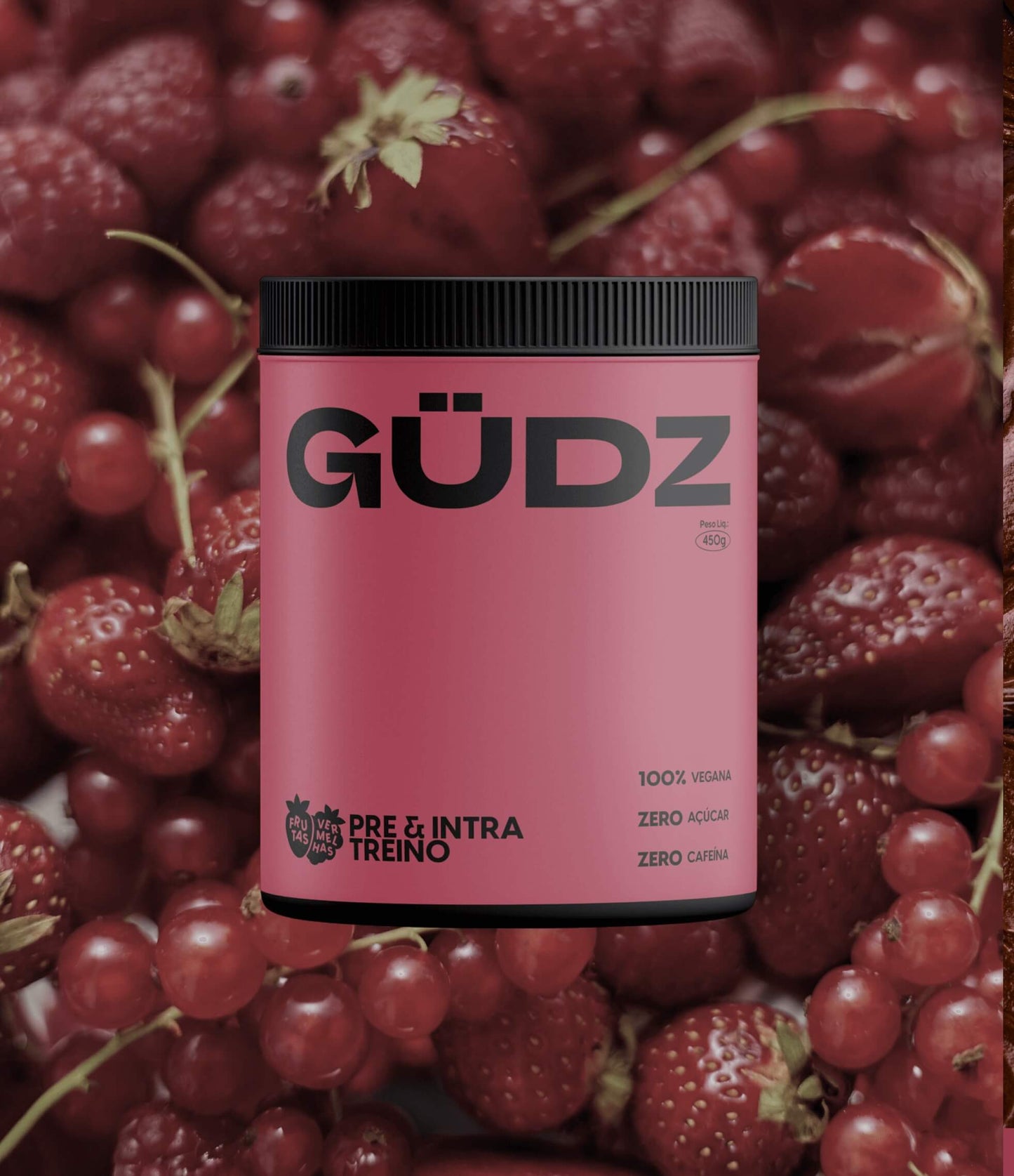 Pré & Intra Treino 450G Frutas Vermelhas